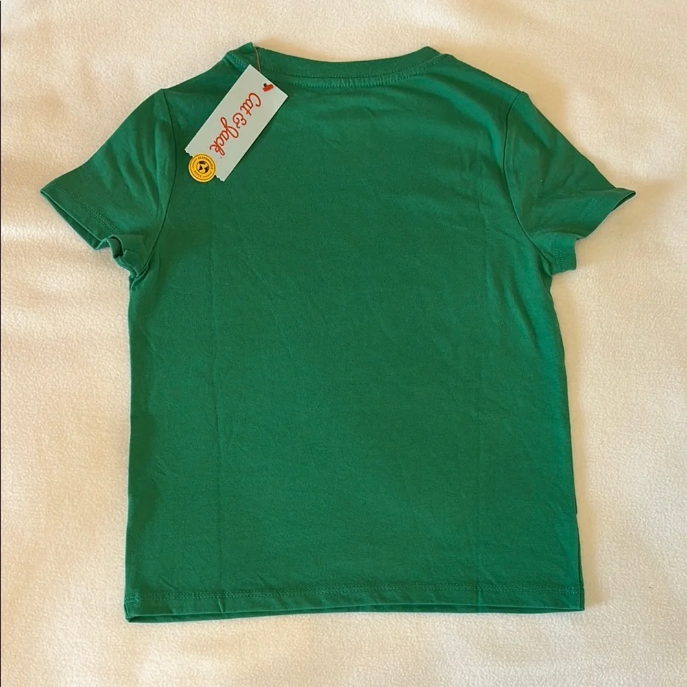 Cat & Jack Vibrant Green Tee Size 4-5 Boy - Picture 2 of 4